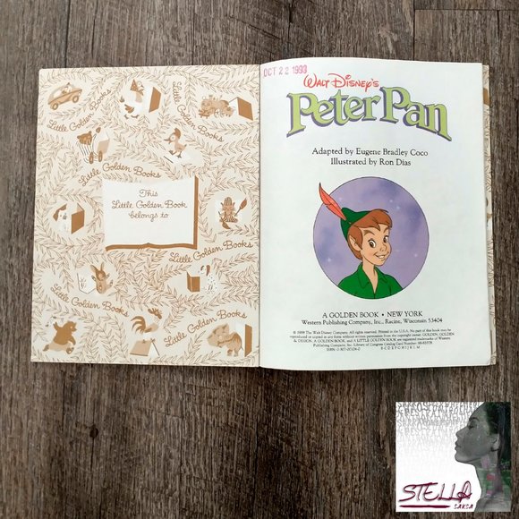 🛝 Walt Disney's Peter Pan Little Golden Book - Picture 2 of 4